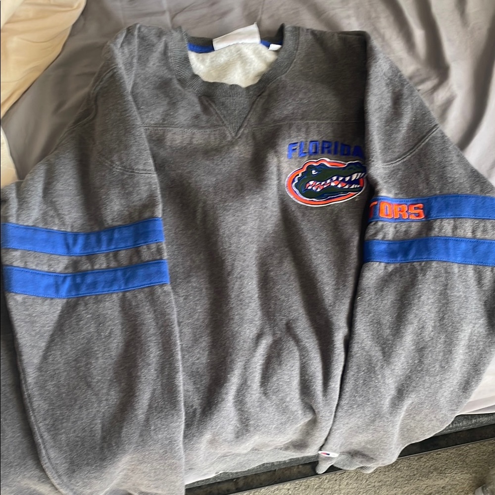 Gray and Blue Florida Gators Sweatshirt